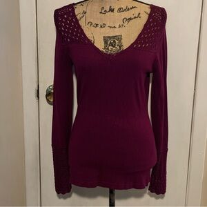 Venus Plum Sweater